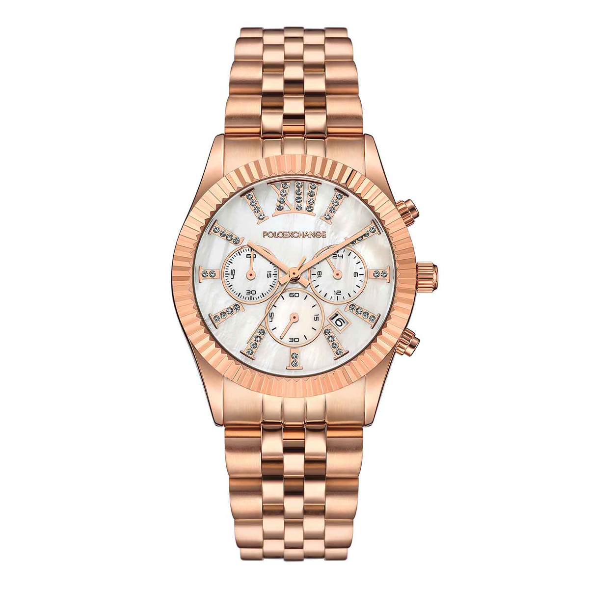 MONTRE POLOEXCHANGE FEMME M.FONCTION ACIER